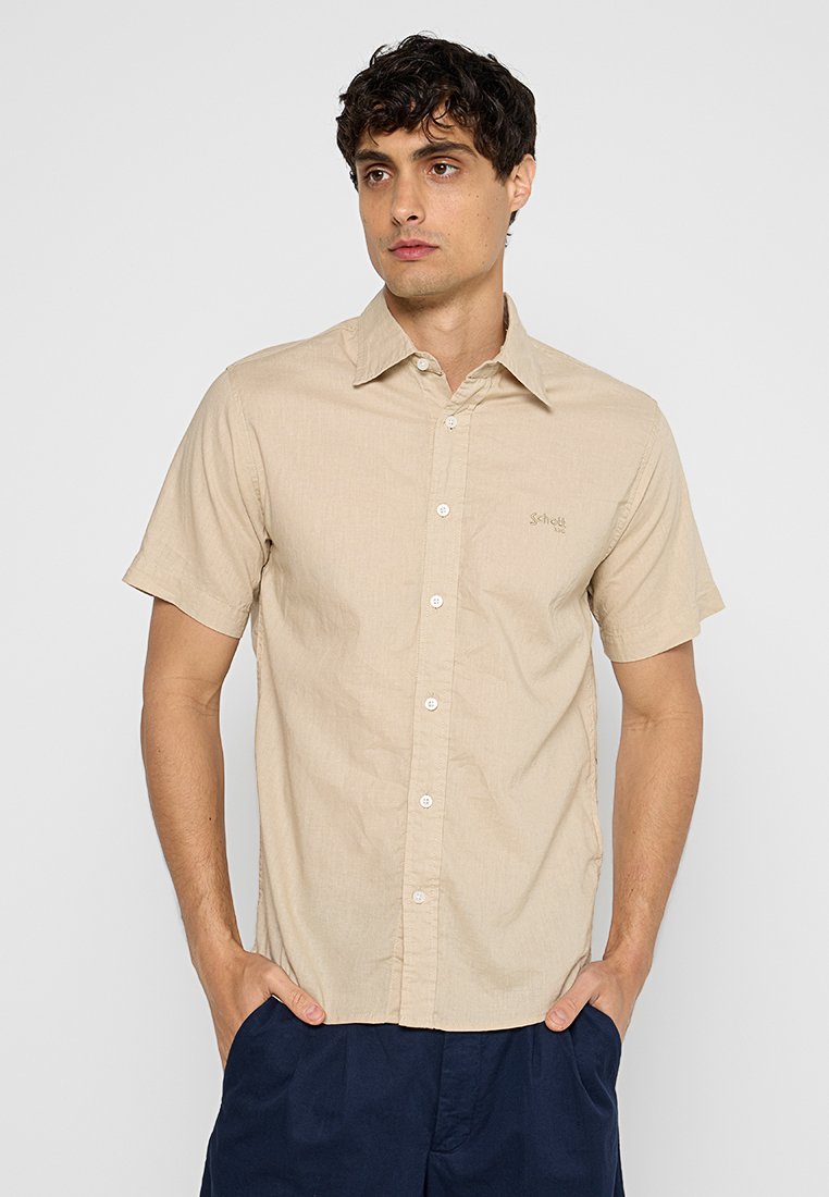 Schott Overhemd beige