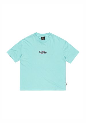 GLOBAL HEAT - T-shirt med print - turquoise