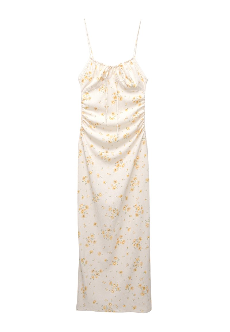 PULL&BEAR Maxi-jurk geel