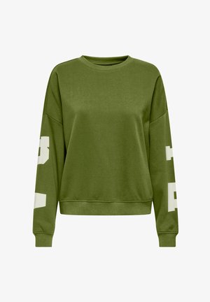 ONLY, SWEATSHIRT ONLSWEAT SWEATSHIRT - Sweatshirt - peat moss
