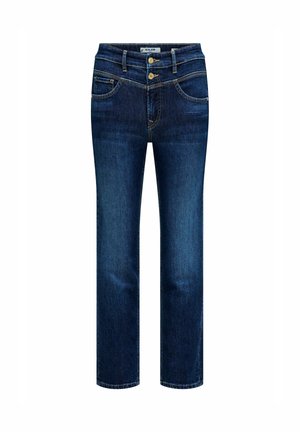 Salsa Jeans, SALSA JEANS JEANS FAITH PUSH IN CROPPED SLIM - Slim fit jeans - bleu