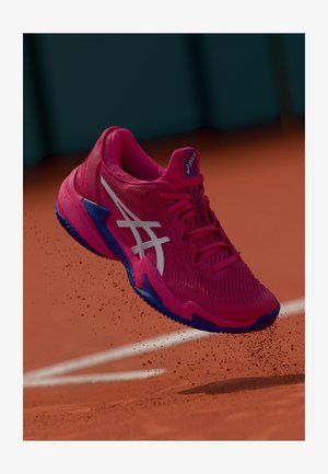 Zapatillas de tenis para tierra batida - bright rose/white