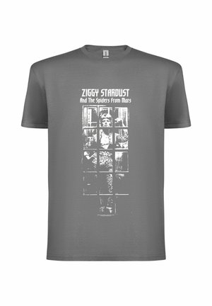 DAVID BOWIE ZIGGY STARDUST - T-shirt print - grey