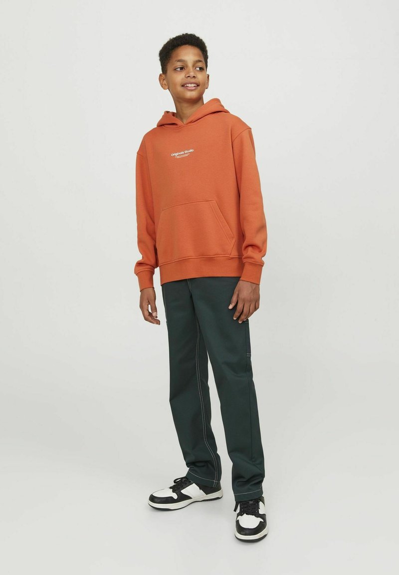 Jack & Jones Junior JORVESTERBRO - Mikina s kapucí - ginger