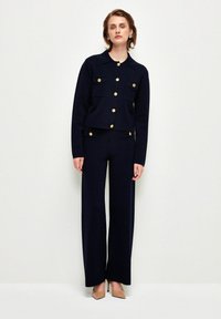 adL BUTTON - Kofta - navy blue