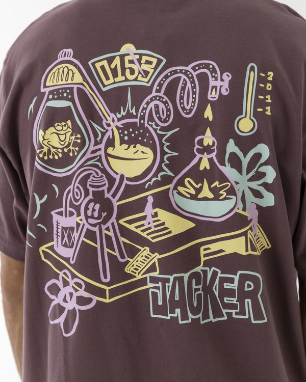 DISTILLERY UNISEX - Print T-shirt - purple4