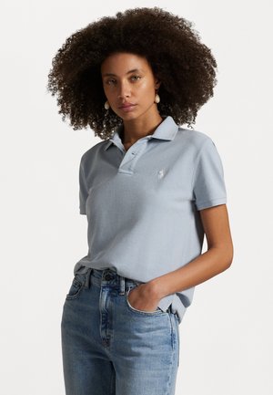 CLASSIC FIT PIQUÉ POLO SHIRT - Pikeepaita - light indigo
