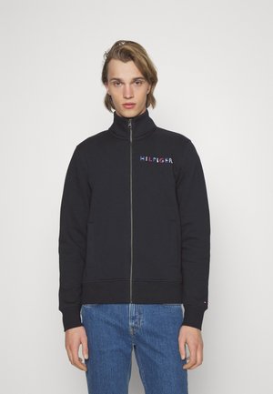 Tommy Hilfiger HILFIGER ZIP THROUGH - Felpa con zip - desert sky