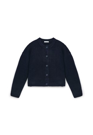 Terranova, MAGLIA TINTA UNITA - Cardigan - blu scuro