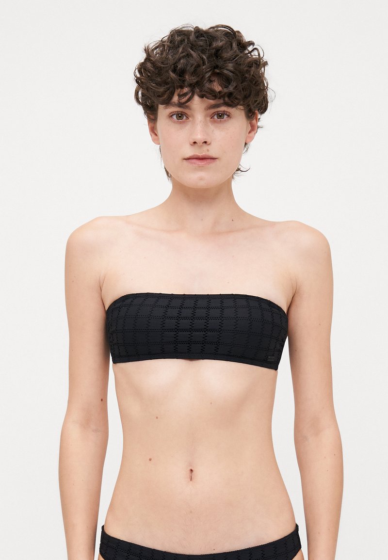 Roxy CAMILO BANDEAU Haut de bikini anthracite/noir ZALANDO