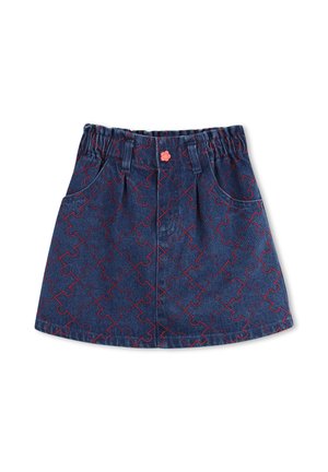 KENZO kids, JUPE EN DENIM - Jupe trapèze - dble stone brossage