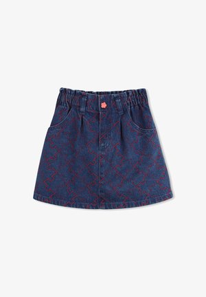 KENZO kids, JUPE EN DENIM - Jupe trapèze - dble stone brossage