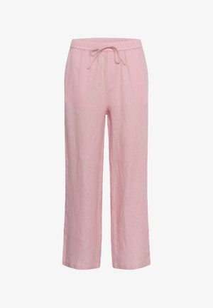 Cream, CRBELLIS LINEN - Trousers - pink nectar