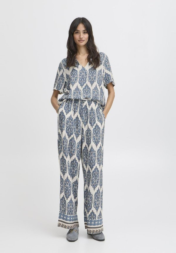 BYBXHIMEKO - Trousers - marshmallow mix4