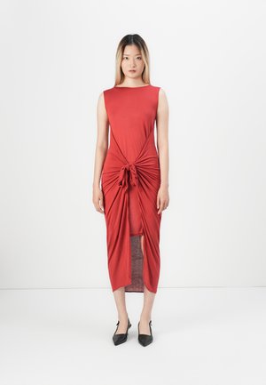 Maxi dress - brick red