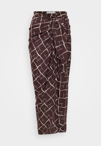 Long-Length Sarong Coverup - Strandaccessoar  - brown