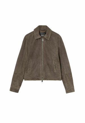 Reiss, Kožená bunda - grey