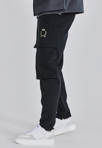SIKSILK UTILITY - Pantalones cargo - black