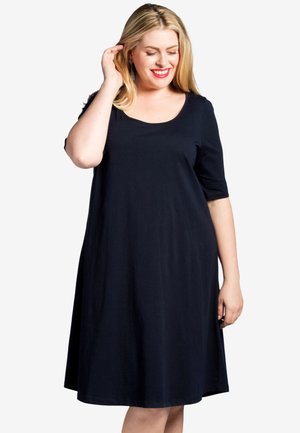 YOEK KURZARM - Jerseykleid - dark blue