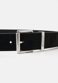 GANT LOGO BELT UNISEX - Öv - black