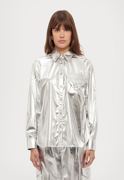 MCM METALLIC SHIRT  - Camicia - silver
