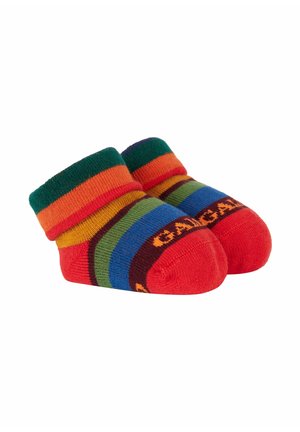 WITH STRIPES - Calze - mottled red