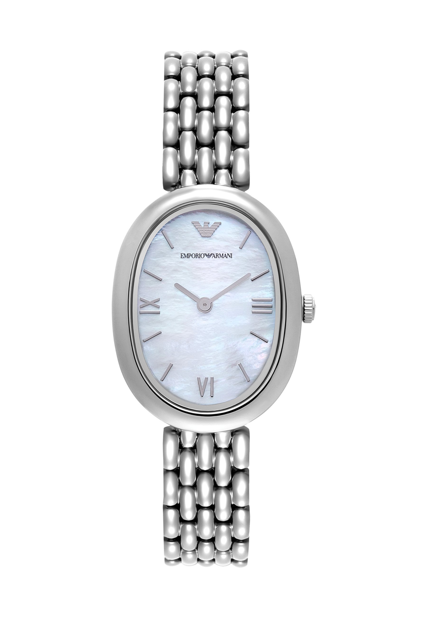 Emporio Armani Uhr silver/silberfarben Zalando