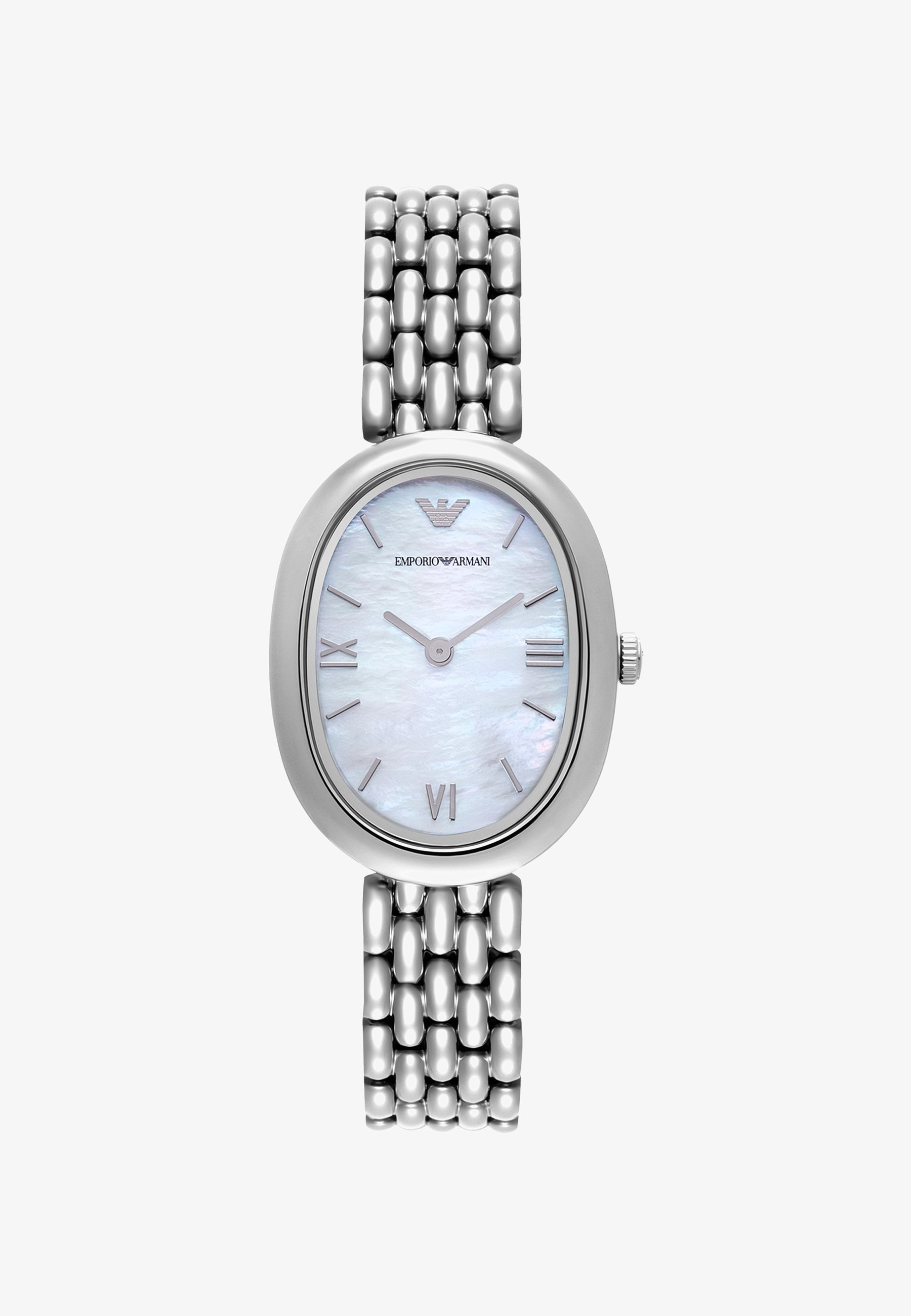 Emporio Armani Uhr silver/silberfarben Zalando