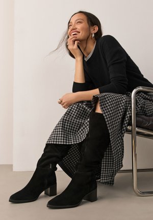 Next, Bottes - new black suede