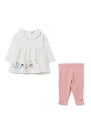 SET  - Stoffhose - milky white