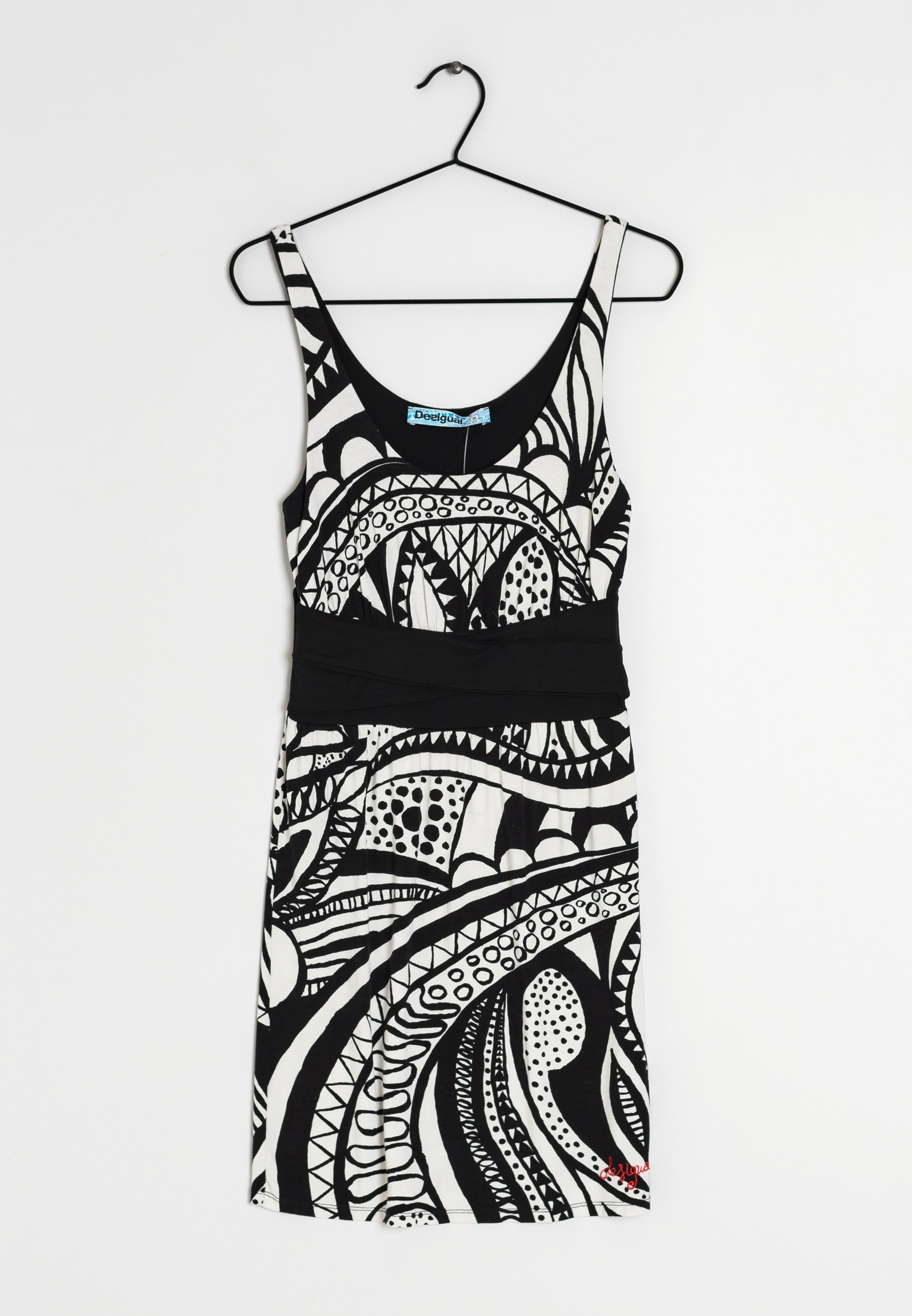 desigual black and white dress Women's Chocolate and Cream Chevron Print Knitted Bandeau Maxi Dress |  Charley