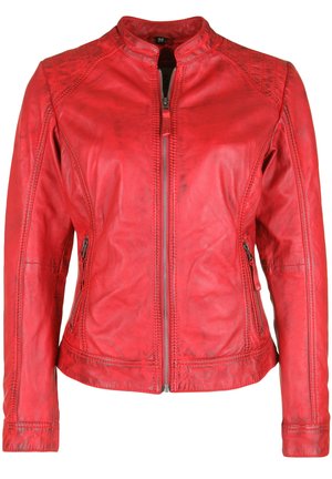 7eleven, SEROSALIE - Leather jacket - rot