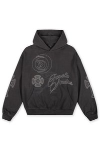 FAVELA ABSTRACT HOODIE UNISEX - Felpa con cappuccio - stone