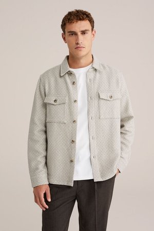 WE Fashion THE TEXTURED - Giacca leggera - light grey