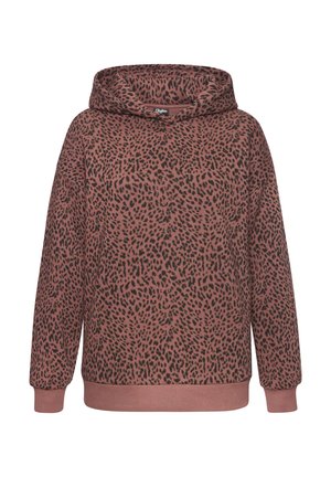 Kapuzenpullover - braun leo