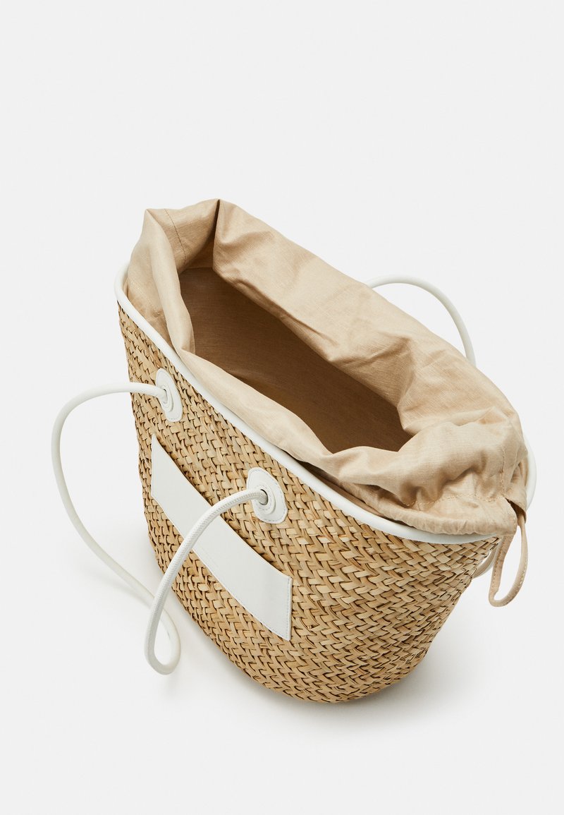 Wicker Basket Basket Claudie Pierlot Blanche Claudie Pierlot
