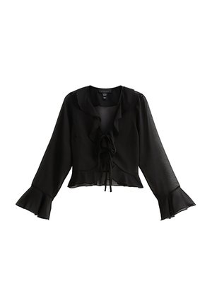 New Look TRIM TIE UP - Camicetta - black