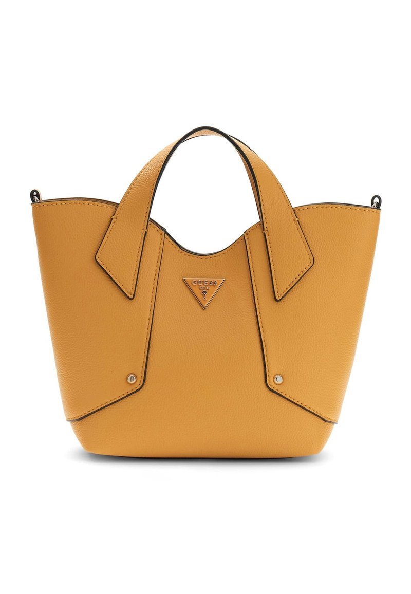 Guess DARCY LOGO MINI - Handbag - gelb/yellow - Zalando