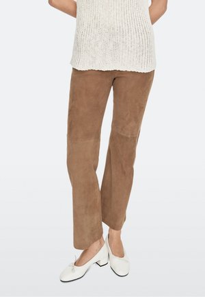 Massimo Dutti, HIGH-HEEL BALLERINAS - Pumps - white denim