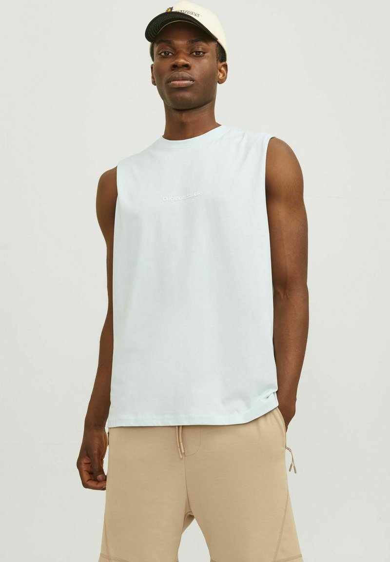 Jack & Jones JORVESTERBRO SLEEVELESS - Top - skylight
