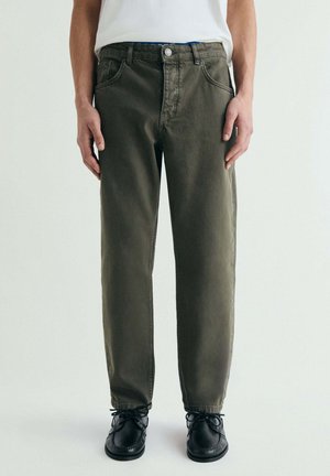 Scalpers CROPPED MURANO - Vaqueros rectos - khaki