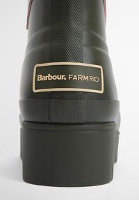 Barbour BARBOUR FARM RIO THAIS SHORT - Galochas - olive/muti-coloured