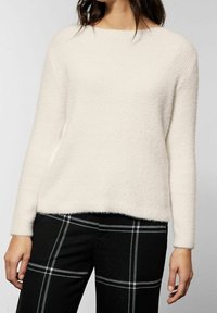 Street One Stickad tröja - white