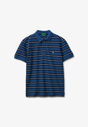 United Colors of Benetton, STRIPED POLO SHIRT.. - Poloshirt - blue