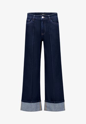 zero, Wide leg - dark blue denim