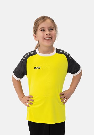 ICONIC - Sports T-shirt - gelbschwarz