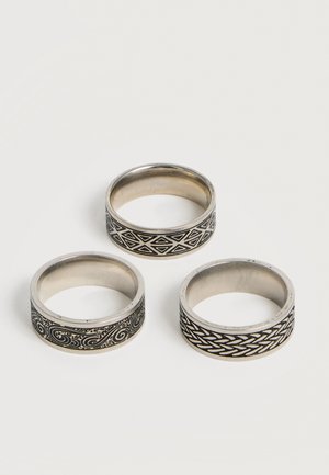 Pier One 3 PACK - Bague - silver-coloured