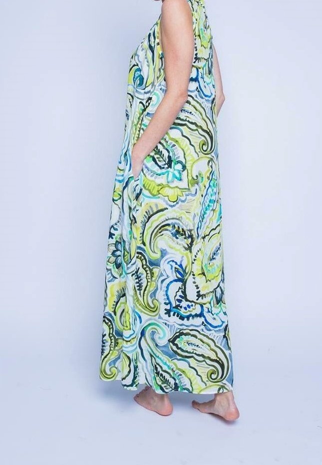 stella mccartney green silk dress Long - Dresses, Clothing - STL332108 WHATS NEW main image 1