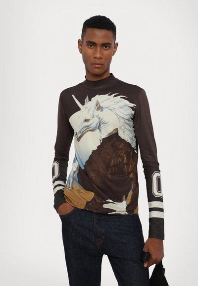 Dhruv Kapoor MAGIC MINDS ZIPPED TURTLENECK UNISEX - Pikkade varrukatega topp - multi