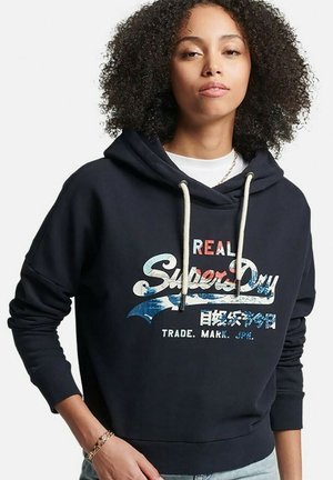 Superdry & Co VINTAGE VL NARRATIVA  - Hoodie - blue